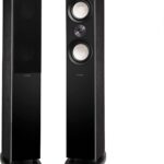 Fluance Reference High Performance 3-Way Floorstanding Loudspeakers with Down-Firing 8″ Subwoofers for 2-Channel Stereo Listening or Home Theater System – Black Ash/Pair (XL8F)