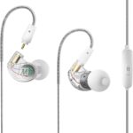 MEE audio M6 VR Multiplatform in-Ear Earphones with Headset Microphone for PS5, Xbox, Nintendo Switch, PC; Also Includes Short Cable and mounting Bracket for Oculus Quest and Other VR Gaming Headsets