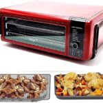 Ninja SP101 Foodi 8-in-1 Air Fry Large Toaster Oven Flip-Away for Storage Dehydrate Keep Warm 1800w XL Capacity (Renewed) RED
