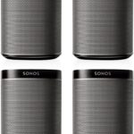 Sonos PLAY:1 Multi-Room Digital Music System Bundle (4 – PLAY:1 Speakers) – Black (Renewed)