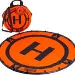 Hoodman 3 Foot Weighted UAV Drone Landing Pad – fits Matrice 4E, Mini 4 Pro, mini 3 pro, mavic, spark – Durable, No Stakes Required, collapses to 1/3 of deployed size