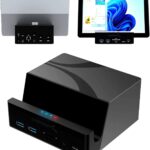 SABRENT USB C Docking Station, Dual 4K@60Hz DisplayLink Dock, 85W Charging, 10Gbps USB-C & USB-A, Gigabit Ethernet, SD/microSD, Audio, Compatible with Windows, Mac, ChromeOS & More (DS-UICA)