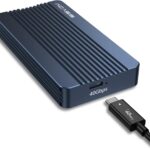 ACASIS 40Gbps M.2 NVMe SSD Enclosure, with Aluminum Heat Dissipation & No Noise Design, Tool-Free Installation for M1/M2 Pro/Max, Support 2280 to 2230 SSD Sizes (TBU405 Air)
