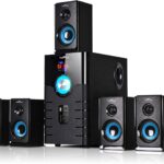 beFree Sound 5.1 Channel Bluetooth Surround Sound Speaker System in Blue