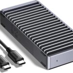 UGREEN 40Gbps M.2 NVMe Enclosure with Aluminum Double-Sided Fin Heat Dissipation, No Noise External SSD Case Compatible with Thunderbolt 4/3/USB4/3.2/2.0 M1 M2 Pro/Max (SSD Not Included)