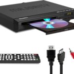2025 Model HDMI DVD Player for TV | 1080P Region Free DVD-Players for Smart TV | Mini DVD Player with USB, CD & MP3 | HDMI Cable, RCA Cable & Remoted Control | MAJORITY DVD
