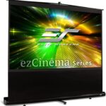 Elite Screens ezCinema Series, 120-inch 16:9, Manual Floor Pull Up Projection Projector Screen, Movie Home Theater Office Church 8K 4K Ultra HD 3D Ready, US-Based Company. 2-YEAR WARRANTY, F120NWH