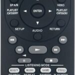 RC-738M Replaced Remote Control Compatible with Onkyo Home Theater A/V AV Receiver HT-S7200 TX-SR607B HT-RC160 TX-NR607 TX-SR607
