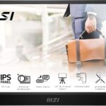 MSI Pro MP161 E2 Portable Monitor, 15.6″ FHD IPS 1080p, USB Type-C, Mini-HDMI, Built-in Speakers, Perfect for PC, Mac, PS5, PS4, Xbox, Mobile, Metal Gray