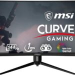 MSI Optix MAG342CQR 1500R Curvature 21:9 Aspect Ratio Narrow Bezel 1ms 3440 x 1440 (UWQHD) 144Hz Refresh Rate Tilt/Swivel/Height/Pivot Adjustment 34″ AMD Freesync Gaming Curved Monitor, Black