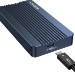 ACASIS 40Gbps M.2 NVMe SSD Enclosure, with Cooling Fan, TBU 405 for M1 M2 Pro/Max, Compatible with 、USB4/USB3.2/3.1/3.0/2.0, M.2 Enclosure Support 2280/2260/2242/2230 (TBU405)