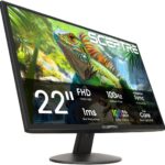 Sceptre New 22 inch Prime Monitor 100+Hz 100% sRGB HDMI x2 VGA Build-in Speakers, Machine Black 2026 (E225W-19203R Series)