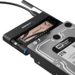 SABRENT USB 3.2 Type C M.2 PCIe NVMe + 2.5/3.5 Inch SSD & HDD Converter [DS-UCMH]