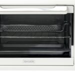 Haden Countertop 6 Slice Toaster Oven Air Fryer Combo for Kitchen, Ivory/Copper