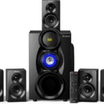 Bobtot Wireless Surround Sound System Home Theater System, 1000W Surround Speakers 8″ Subwoofer 5.1/2.1 Channel Deep Bass with HDMI ARC Optical Bluetooth Karaoke Input