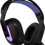 Logitech G522 Lightspeed Wireless Gaming Headset, LIGHTSYNC RGB, Full Bandwidth Mic & Advanced Synchronized Audio, Tri-Connectivity with Lightspeed, Bluetooth, USB-A to USB-C for PC – Black