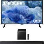 Samsung QN32Q8FAAFXZA 32 Inch Class QLED Q8F 4K Vision AI Smart TV with a HW-QS700F 3.1.2 Ch Dolby Atmos Soundbar and Subwoofer (2025)
