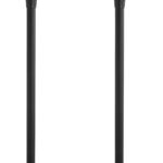 SANUS Wireless Sonos Speaker Stand for Sonos One, Play:1, & Play:3 – Audio-Enhancing Design with Built-in Cable Management – Pair (Black) – WSS22-B1