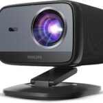 Philips, Neopix 450 SMART, Home cinema projector, Full HD 1920 x 1080p, 500 Lumens AINSI, Google TV, LED light source, Mirror mode, Wi-FI 6, Stereo sound 2×5 watt, Black