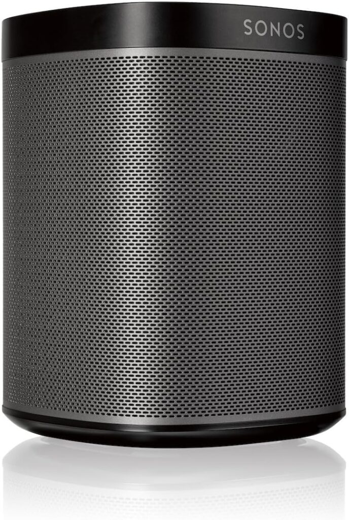 SONOS Play:1 Compact Wireless Speaker for Streaming Music. Compatible with Alexa. (Black) (Renewed)
