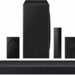 SAMSUNG HW-Q910C 9.1.2ch Soundbar w/ Wireless Dolby Audio, Rear Speaker Included, Q-Symphony, SpaceFit Sound Pro, Adaptive Sound, Game Mode Pro, Airplay 2 with Alexa Built-In