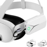 Battery Pack for Oculus Quest 3 and 2, Accessories for Meta Quest 2/3, 5000mAh Extended Battery Charger Compatible with Meta Oculus Quest 2/3 Original Strap and Elite Strap Lightweight VR Accessories