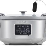 Crockpot Programmable 7-Quart Cook & Carry Slow Cooker with Sous Vide Stainless Steel