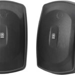 YAMAHA NS-AW190BL 2-Way Indoor/Outdoor Speakers (Pair, Black)