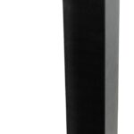 GOgroove Bluetooth Tower Speaker with Subwoofer Built in – Floorstanding Home Speaker with Powerful Bass and Dual Drivers, 120W Peak Power, MP3 3.5mm Aux, USB 2.0 Port Flash Drive, FM Radio (Single)