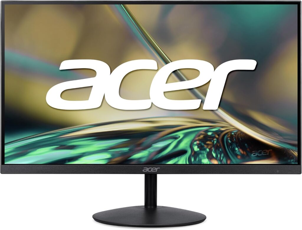 Acer SB322QK bmiipx 31.5″ UHD 3840 x 2160 Zero-Frame Gaming Office Monitor | Adaptive-Sync Support (FreeSync Compatible) | Ultra-Thin Design | VESA Mounting Compliant | Tilt | DP & HDMI Ports
