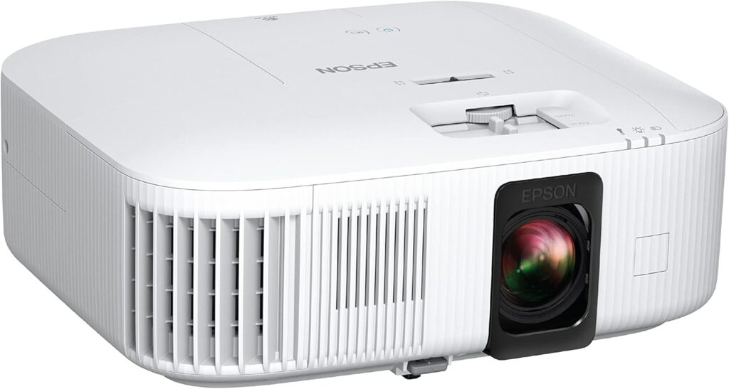 Epson Home Cinema 2350 4K PRO-UHD Smart Gaming Projector with Android TV, 3-Chip 3LCD, HDR10, HLG, 2,800 Lumens, Low Latency, 10 W Speaker, Bluetooth, Streaming Capability