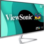 ViewSonic VX3276-MHD 32 Inch 1080p Widescreen IPS Monitor with Ultra-Thin Bezels, Screen Split Capability HDMI and DisplayPort