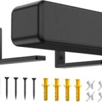notiela Wide Soundbar Mounts Under TV for Samsung, Bose, Sony, Vizio, LG, Roku and More Soundbar Wall Mount Bracket for Dolby Atmos Sound Bar Shelf Up to 30LBs Easy to Install