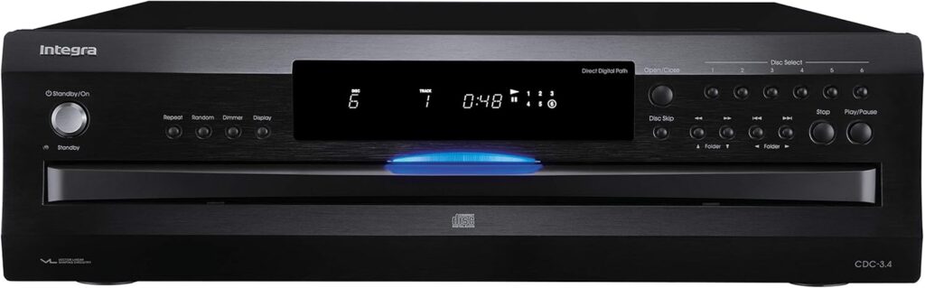Integra Premium 6 Disc CD Carousel Changer Black (CDC-3.4)