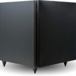 Legrand – OnQ 10 Inch Amplified Subwoofer, 5000 Series, Floor Standing Speaker with 50Hz to 200Hz, Volume Control, Power Switch, Choice of Line Inputs or Outputs, Black, 1 Count, HT5104