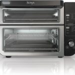Ninja DCT400 10-in-1 Double Oven with FlexDoor, FlavorSeal & Smart Finish, Rapid Top Convection and Air Fry Bottom, Bake, Broil, Air Roast, Toast, Air Fry, Pizza and More, Stainless Steel (Renewed)