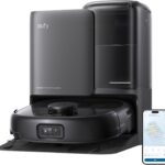 eufy Robot Vacuum E25, HydroJet System with Roller Mop, 20,000 Pa Turbo Suction, All-in-One Robot Vacuum and Mop Combo, Edge-to-Corner Cleaning, Zero-Tangle Design, AI Obstacle Avoidance (Upgraded)