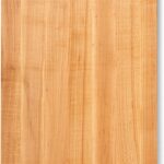 John Boos Chop-N-Slice Series Rectangular Wooden Maple Cutting Board 16”x10” – 1” Thick, 4.5-lb Reversible Butcher Block with Eased Corners, Edge-Grain – Made in the USA
