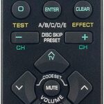 AULCMEET RAV203 Replace Remote Control Compatible with Yamaha Home Theater AV Receiver V473170US YHT-33 RX-V496 HTR-5240 YHT-17 YHT-23