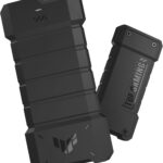 ASUS TUF Gaming AS1000 Plus —USB-C 3.2 Gen 2×2 Portable M.2 NVMe PCIe SSD 1 TB, Up to 2000MB/s, MIL-STD-810H Drop Resistance, IP68 Water and dust Resistance, Aluminum Alloy Chassis and a Thermal pad