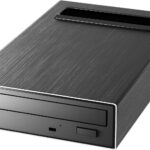 4 in 1 External Blu ray Drive, 16x USB 3.0 and Type-C External Bluray Drive, Multi-Function Fast-Charging Desktop BD/CD/DVD Burner/Read with HDD Enclosure USB HUB for Both Mac/PC