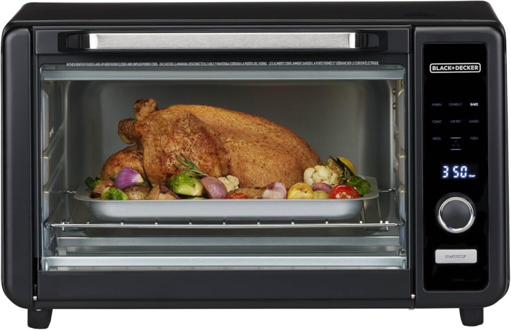 BLACK+DECKER Crisp ‘N Bake™ 6-Slice Digital Air Fry Toaster Oven