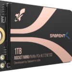 SABRENT Rocket 1TB 2242 DRAM-Less M.2 PCIe Gen 4 NVMe SSD (SB-2142-1TB)