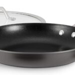 Calphalon Nonstick Frying Pan with Lid and Stay-Cool Handles, Dishwasher and Metal Utensil Safe, PFOA-Free, 12-Inch, Black