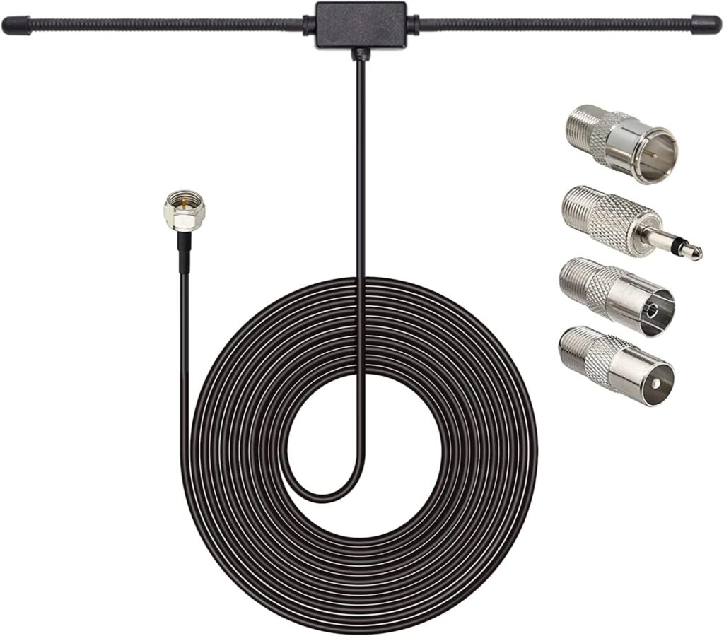 FM Radio Antenna FM Antenna Compatible for FM Radio Home Stereo Receiver AV Audio Video Home Theater Receiver Stereo Receiver of Pioneer Onkyo Yamaha Marantz Bose Wave Music System (Kit3)