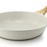 SENSARTE Nonstick Ceramic Frying Pan Skillet, 9.5 Inch Omelet Pan, Healthy Non Toxic Chef Pan, Induction Compatible Egg Pan with Heat Resistant Handle, PFAS-Free