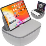 Lap Desk with Cushion – Ultra-Thick, CoolFoam 7 to 14.2 inch Laptop Tablet Stand – Washable Lycra Lap Pad Pillow Desk iPad Stand Phone Holder for Bed, Couch, Sofa, Home, Office, Gift Ideas
