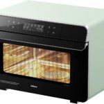 ROABM 13-in-1 Toaster Oven Air Fryer Combo R-BOX Green, 23QT Countertop Convection Steam Oven, Rapid Steam, Bake, Air Fry, Broil, Dehydrate, Defrost, Ferment, Steam Self-Clean, Touchscreen Control