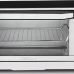 Cuisinart Custom Classic Toaster Oven Broiler, 1800 Watt Countertop Toaster Oven to Bake, Broil, and Toast, Non-Stick Interior, Consistent Toast Control, Brushed Stainless Steel/Black, TOB-40N