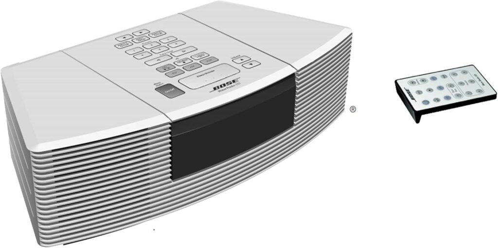 Bose Wave Radio/CD Player – AWRC-1P White Certified (Renewed)